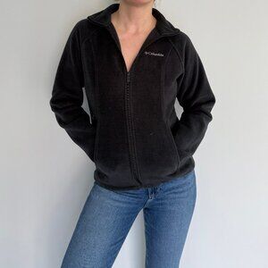 Columbia Black Fleece Zip Jacket Size XS